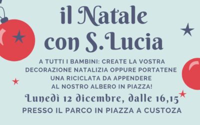 Decoriamo il Natale con Santa Lucia