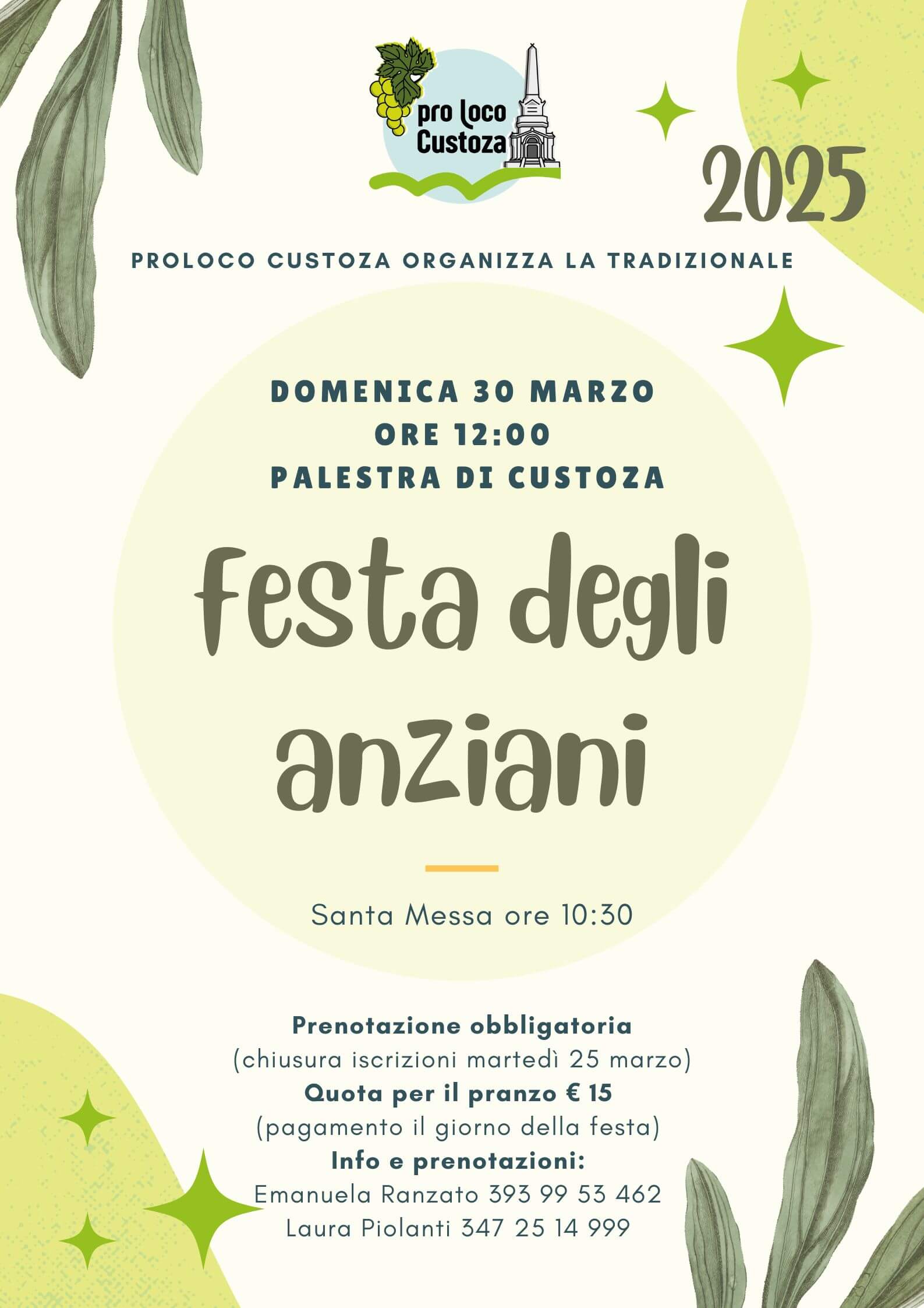 festa anziani 25 Festa degli anziani 2025
